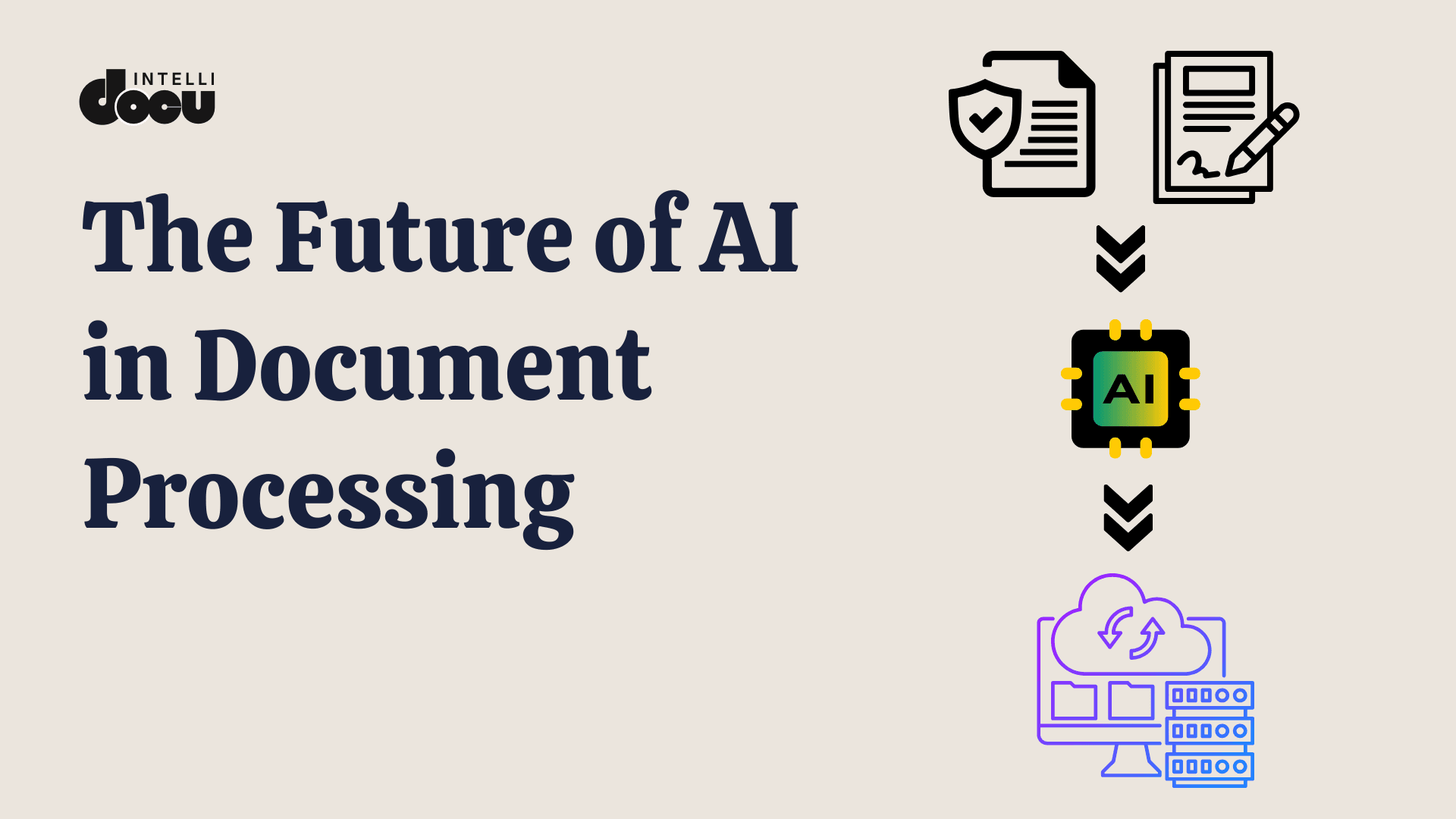 AI-powered document processing visualization